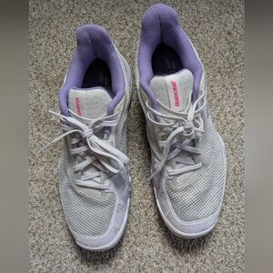 Babolat Jet Tere AC Womens Tennis Shoes - White/Lavender